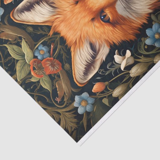 Fox in Tapestyle 1 Decoupage Paper Seidenpapier (Ausschnitt)