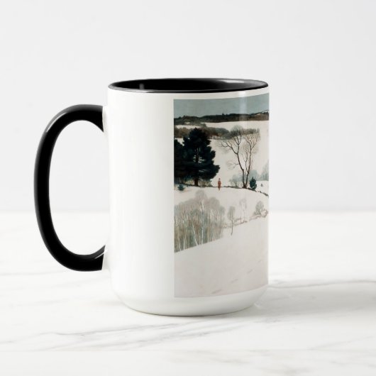 Fox in the Snow, 1935 von Newell Convers Wyeth Tasse (Links)