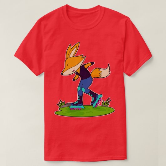 Fox Inline-Skaten-Roller-Skate T-Shirt (Design vorne)