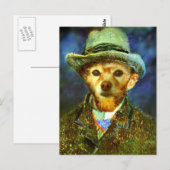 Fox Is Van Gogh Postkarte (Vorne/Hinten)