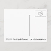 Fox ist Astronaut 2 Postkarte (Rückseite)