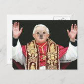 Fox ist der Papst Postkarte (Vorne/Hinten)