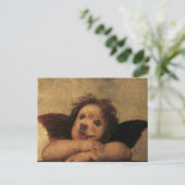 Fox ist ein Cherub Postkarte (Stehend Vorderseite)