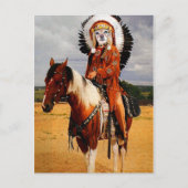 Fox ist ein indischer Leiter Postkarte (Vorderseite)