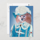 Fox ist ein Musketier Postkarte (Vorne/Hinten)