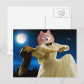 Fox ist ein tanzender Narr Postkarte (Vorne/Hinten)