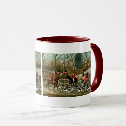 Fox-Jagd 1 Tasse (VorderseiteRechts)