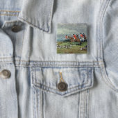 Fox-Jagd in Surrey, 19. Jahrhundert Button (Beispiel)