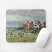 Fox-Jagd in Surrey, 19. Jahrhundert Mousepad (Mit Mouse)