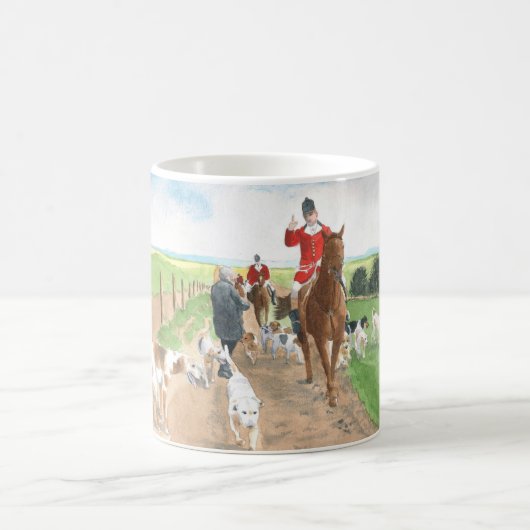 Fox-Jagd Kaffeetasse (Mittel)