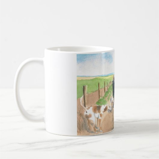 Fox-Jagd Kaffeetasse (Links)