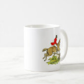 Fox Jagd Pferd Pferderücke Kaffeetasse (VorderseiteRechts)