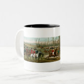 Fox-Jagd Zweifarbige Tasse (Vorderseite Links)