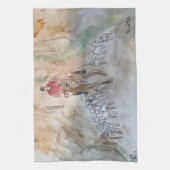 Fox Jagdszene Teetuch (Küchentuch) Geschirrtuch (Vertikal)