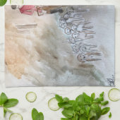 Fox Jagdszene Teetuch (Küchentuch) Geschirrtuch (Gefaltet)