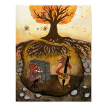 Fox Jam - Zwei Füchse spielen Musik