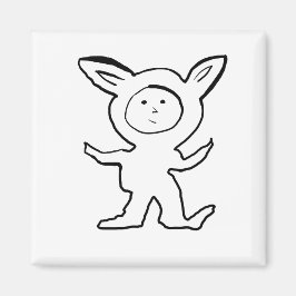 Fox Jammies von Cussdum Designs Magnet