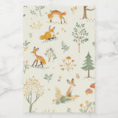 "Fox Jar of Whimsy" Lebensmitteletikett (Einzelnes Label)