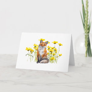 Fox-jeder Anlass Notecard Karte