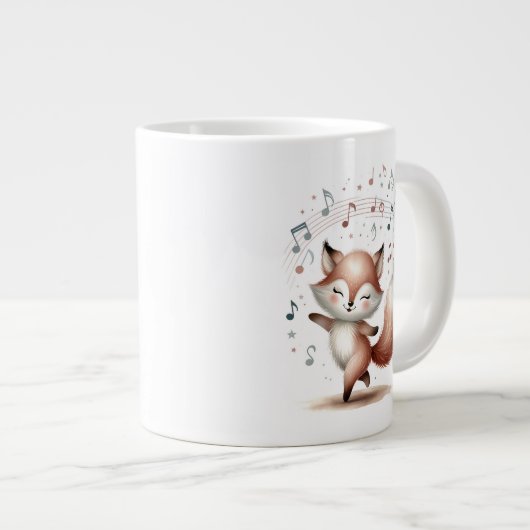 Fox- Jumbo-Tasse (Vorderseite Rechts)