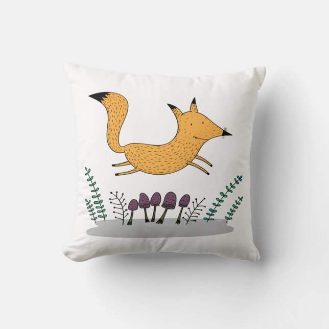Fox Jump Kissen (Vorderseite)