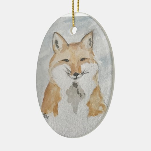 Fox Junting Christmas Ornament (Links)