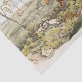 Fox Junting from Sporting Sketches (1817-1818) Seidenpapier (Ausschnitt)