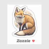 Fox Junting Sticker (Blatt)