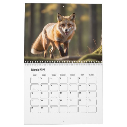 Fox-Kalender Kalender (Mär 2026)