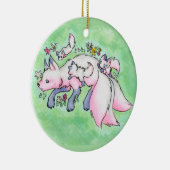 Fox Keramik Ornament (Rechts)