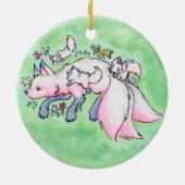 Fox Keramik Ornament (Hinten)