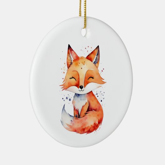 Fox Keramik Ornament (Rechts)
