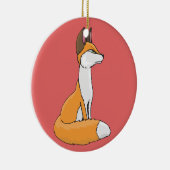 Fox Keramik Ornament (Rechts)