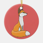 Fox Keramik Ornament (Vorne)