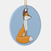 Fox Keramik Ornament (Rechts)