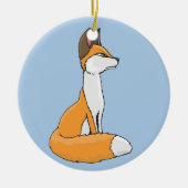 Fox Keramik Ornament (Vorne)
