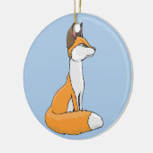 Fox Keramik Ornament (Links)