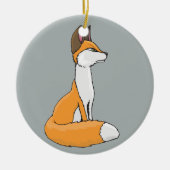 Fox Keramik Ornament (Vorne)