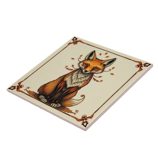 Fox - Keramik und Kunsthandwerk Fliese (Seite)