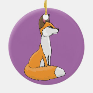 Fox Keramikornament