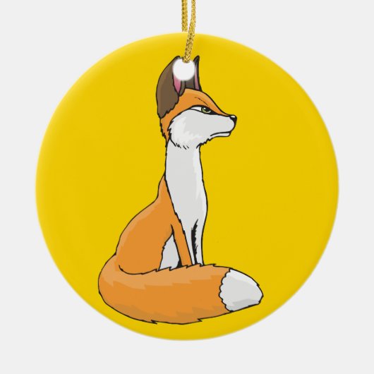 Fox Keramikornament (Vorne)