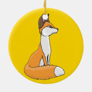 Fox Keramikornament