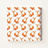 Fox Kid's Niedliches Waldtiertier Notizblock (Rückseite)