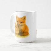 Fox Kit & Bunny Buddies Kaffeetasse (Vorderseite Links)