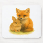 Fox Kit & Bunny Buddies Mousepad (Vorne)