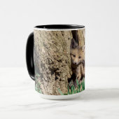 Fox Kit im Hudson Valley Tasse (Vorderseite Links)