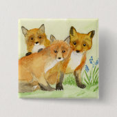 Fox Kits Button (Vorderseite)