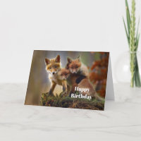 Fox Kits Foto Birthday
