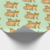 Fox Kits Geschenkpapier (Ecke)