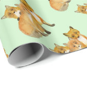 Fox Kits Geschenkpapier (Rolleneckpunkt)